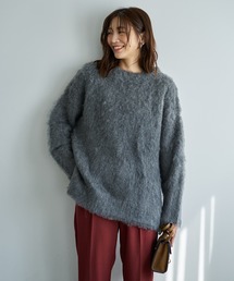 STYLE DELI（スタイルデリ）の「【LUXE】ふわふわ毛起こしブークレプルオーバー（ニット/セーター）」