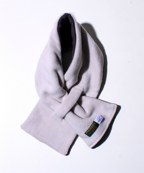 TWEED MILL（ツイードミル）の「【GLOSTER別注】【TWEEDMILL】ループフリーススカーフ（マフラー・メンズ・チャコールグレー/アイボリー/インディゴブルー/ライトグレー/ネイビー/ブラック/イエロー/グリーン系その他・FREE）」の2枚目の写真