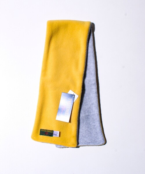TWEED MILL（ツイードミル）の「【GLOSTER別注】【TWEEDMILL】ループフリーススカーフ（マフラー・メンズ・チャコールグレー/アイボリー/インディゴブルー/ライトグレー/ネイビー/ブラック/イエロー/グリーン系その他・FREE）」の14枚目の写真