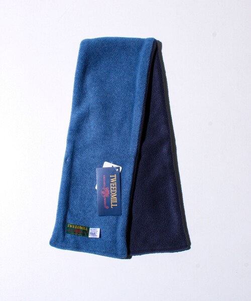 TWEED MILL（ツイードミル）の「【GLOSTER別注】【TWEEDMILL】ループフリーススカーフ（マフラー・メンズ・チャコールグレー/アイボリー/インディゴブルー/ライトグレー/ネイビー/ブラック/イエロー/グリーン系その他・FREE）」の16枚目の写真