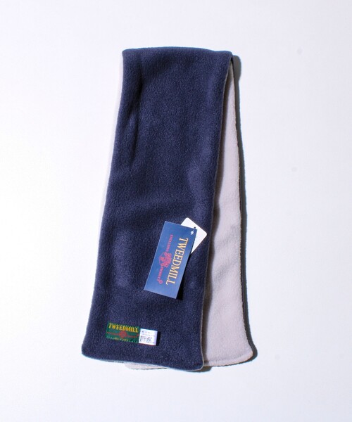 TWEED MILL（ツイードミル）の「【GLOSTER別注】【TWEEDMILL】ループフリーススカーフ（マフラー・メンズ・チャコールグレー/アイボリー/インディゴブルー/ライトグレー/ネイビー/ブラック/イエロー/グリーン系その他・FREE）」の17枚目の写真