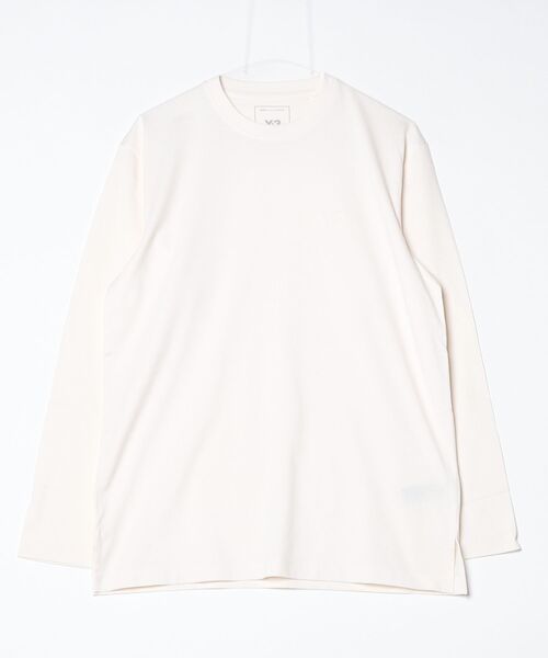 Y-3(ワイスリー)の「Y-3 LOGO LONG SLEEVE TEE(Tシャツ/カットソー・メンズ・ホワイト系その他・MEDIUM/SMALL/X-SMALL/XX-SMALL/X-LARGE/LARGE/XX-LARGE)」の3枚目の写真