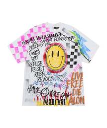 HAND WORK BOADER T-SHIRTS_WH