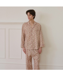 LUNALUZ STUDIO（ルナルス）の「Men's Marmalade Cotton Long Sleeve Collar Two Piece Pajamas（ルームウェア/パジャマ）」