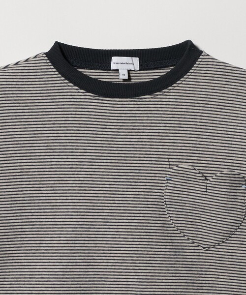 green label relaxing（グリーンレーベルリラクシング）の「ボーダー プルオーバー / キッズ  110cm-130cm（Tシャツ/カットソー・キッズ・ブラック/ベージュ・120cm/110cm/130cm）」の5枚目の写真