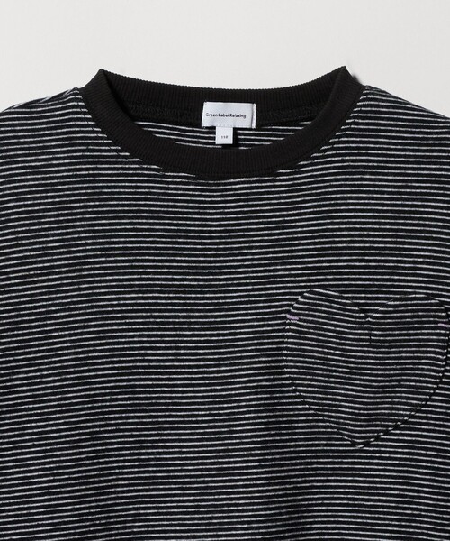 green label relaxing（グリーンレーベルリラクシング）の「ボーダー プルオーバー / キッズ  110cm-130cm（Tシャツ/カットソー・キッズ・ブラック/ベージュ・120cm/110cm/130cm）」の12枚目の写真