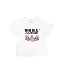 WHILE（ワイル）の「ボントウォルウーマンTシャツ（WHITE）（Tシャツ/カットソー）」