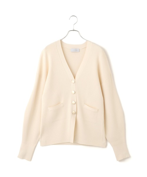 サステナブル】フォルムリブカーディガン（カーディガン/ボレロ