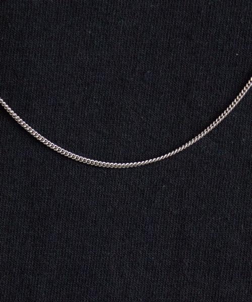 TOM WOOD（トムウッド）の「TOM WOOD Curb Chain Slim / 100269-24.5（ネックレス・メンズ・シルバー・24.5）」の10枚目の写真