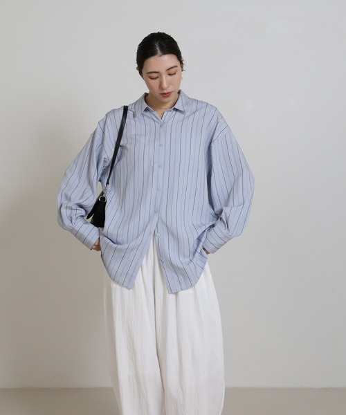 select MOCA（セレクトモカ）の「とろみイージーバルーンパンツ（その他パンツ・レディース・グレイッシュベージュ/オフホワイト・FREE）」の11枚目の写真