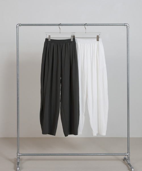 select MOCA（セレクトモカ）の「とろみイージーバルーンパンツ（その他パンツ・レディース・グレイッシュベージュ/オフホワイト・FREE）」の22枚目の写真