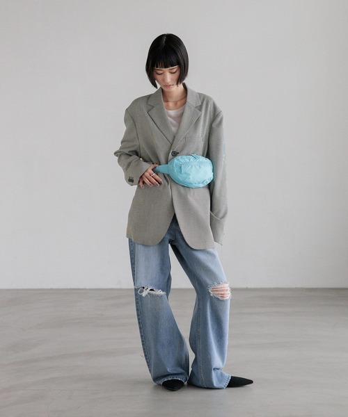 LOWRYS FARM(ローリーズファーム)の「ウエストポーチ 637742(ボディバッグ/ウエストポーチ・レディース・ブルー/ブラック/レッド・FREE)」の4枚目の写真