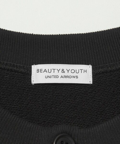 BEAUTY&YOUTH UNITED ARROWS（ビューティーアンドユースユナイテッドアローズ）の「【WEB限定】ラグラン スウェット カーディガン（カーディガン/ボレロ・メンズ・ブラック/レッド/モカ・L/M/S）」の8枚目の写真