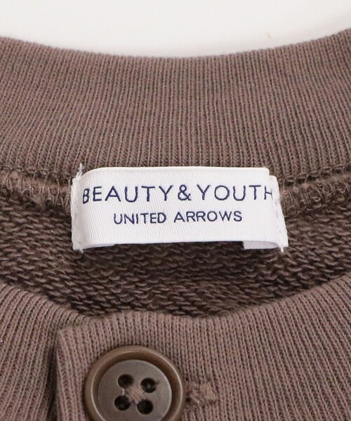 BEAUTY&YOUTH UNITED ARROWS（ビューティーアンドユースユナイテッドアローズ）の「【WEB限定】クルーネック スウェット カーディガン（カーディガン/ボレロ・メンズ・ブラック/レッド/モカ・L/M/S）」の16枚目の写真