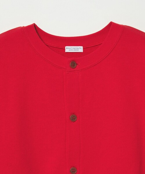 BEAUTY&YOUTH UNITED ARROWS（ビューティーアンドユースユナイテッドアローズ）の「【WEB限定】クルーネック スウェット カーディガン（カーディガン/ボレロ・メンズ・ブラック/レッド/モカ・L/M/S）」の21枚目の写真