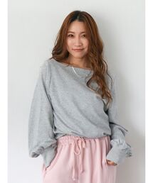 Ungrid | タックオフショルスウェット(Tシャツ/カットソー)