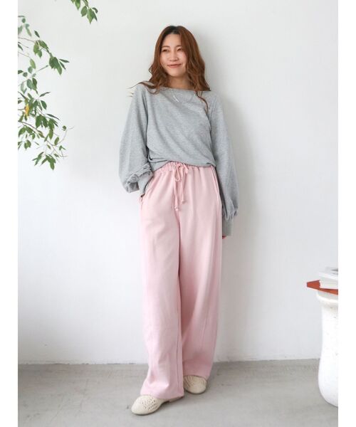 Ungrid（アングリッド）の「タックオフショルスウェット（Tシャツ/カットソー・レディース・オフホワイト/ライトグレー/グリーン・FREE）」の8枚目の写真