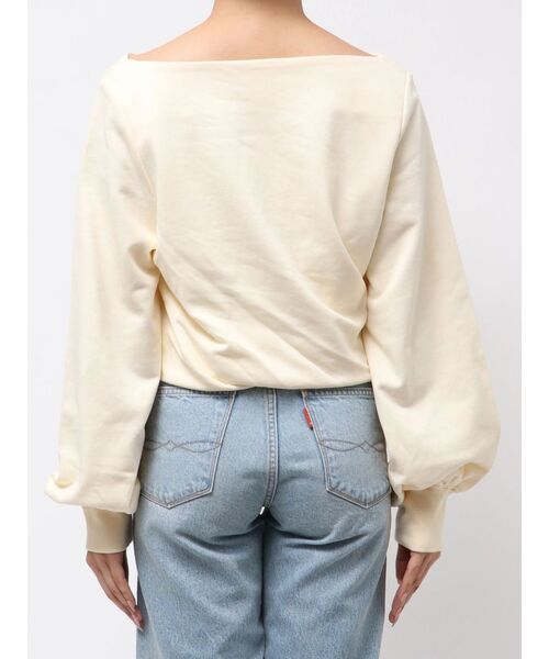 Ungrid（アングリッド）の「タックオフショルスウェット（Tシャツ/カットソー・レディース・オフホワイト/ライトグレー/グリーン・FREE）」の21枚目の写真