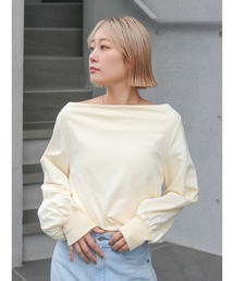 Ungrid | タックオフショルスウェット(Tシャツ/カットソー)