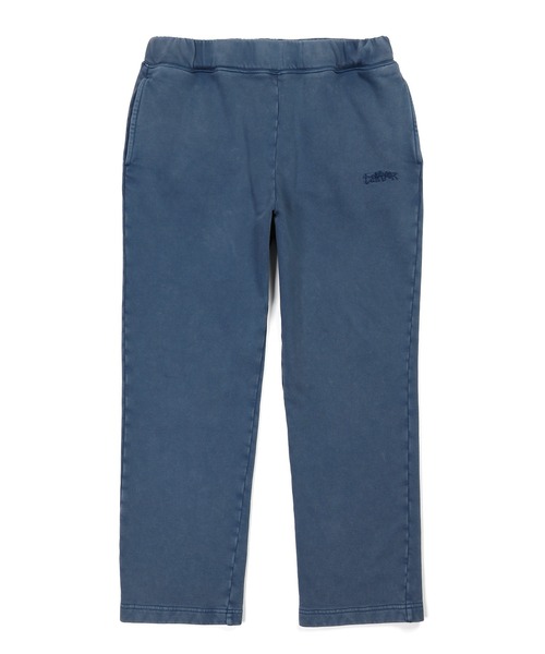 The DUFFER of ST.GEORGE（ザダファーオブセントジョージ）の「【WEB限定アイテム】PIGMENT-DYE REGULAR FIT SWEAT PANTS：ピグメント加工 レギュラーフィット スウェットパンツ（スウェットパンツ・メンズ・ブラック/ネイビー・SMALL/MEDIUM/LARGE/X-LARGE）」の10枚目の写真