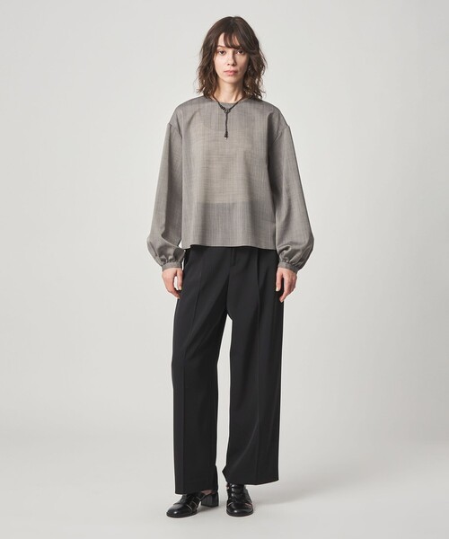 Steven Alan（スティーブンアラン）の「＜Steven Alan＞パフスリーブ ブラウス（シャツ/ブラウス・レディース・モカ/オフホワイト・M/S）」の7枚目の写真