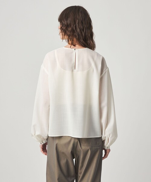 Steven Alan（スティーブンアラン）の「＜Steven Alan＞パフスリーブ ブラウス（シャツ/ブラウス・レディース・モカ/オフホワイト・M/S）」の10枚目の写真