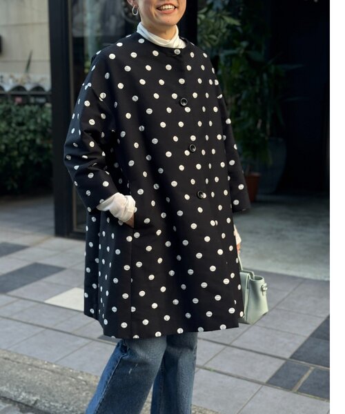 BEARDSLEY（ビアズリー）の「ドットコート（その他アウター・レディース・ブラック・FREE）」の9枚目の写真