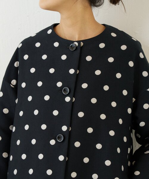 BEARDSLEY（ビアズリー）の「ドットコート（その他アウター・レディース・ブラック・FREE）」の11枚目の写真