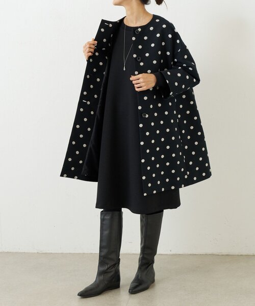 BEARDSLEY（ビアズリー）の「ドットコート（その他アウター・レディース・ブラック・FREE）」の15枚目の写真