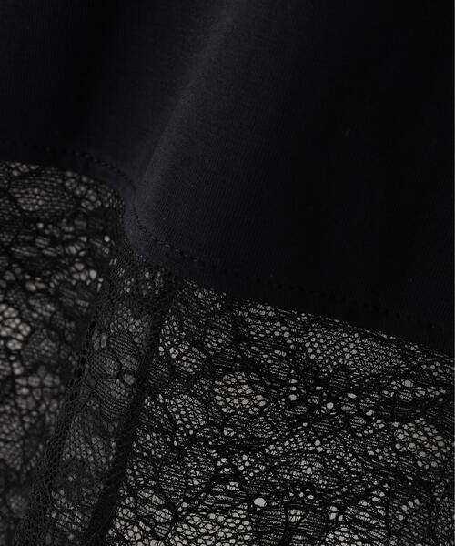 NATURAL BEAUTY BASIC(ナチュラルビューティーベーシック)の「◇レースドッキングカットソー(Tシャツ/カットソー・レディース・ブラック/オフホワイト・FREE)」の12枚目の写真