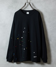 NUMBER (N)INE（ナンバーナイン）の「HAND PAINTED BASIC HEM PRINTED L/S T-SHIRT / ハンドペイント ベーシック ワンポイント ロゴプリント ロンT（Tシャツ/カットソー）」