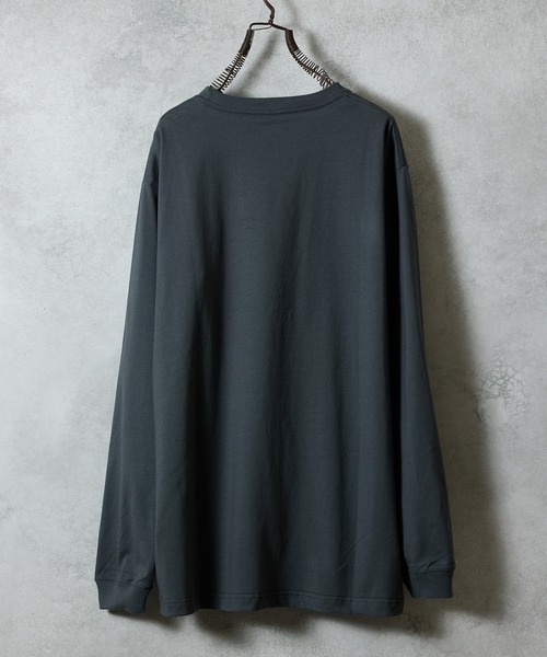 NUMBER (N)INE（ナンバーナイン）の「HAND PAINTED BASIC HEM PRINTED L/S T-SHIRT / ハンドペイント ベーシック ワンポイント ロゴプリント ロンT（Tシャツ/カットソー・メンズ・ホワイト系その他2/グレー/ブラック/ブラック系その他2/ホワイト/グレー系その他2・M/L/XL）」の21枚目の写真