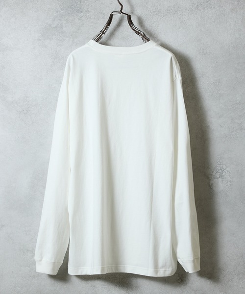 NUMBER (N)INE（ナンバーナイン）の「HAND PAINTED BASIC HEM PRINTED L/S T-SHIRT / ハンドペイント ベーシック ワンポイント ロゴプリント ロンT（Tシャツ/カットソー・メンズ・ホワイト系その他2/グレー/ブラック/ブラック系その他2/ホワイト/グレー系その他2・M/L/XL）」の16枚目の写真