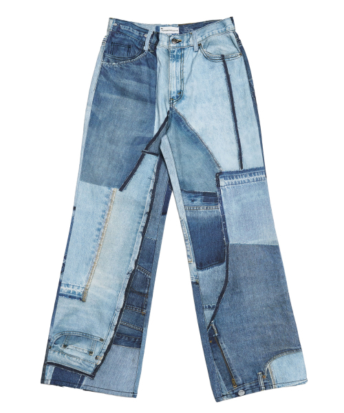 SCHISM INDUCING(スキズムインデューシング)の「FRANKENSTEIN JEANS BLUE(デニムパンツ・レディース・その他・M/L/XL)」の2枚目の写真