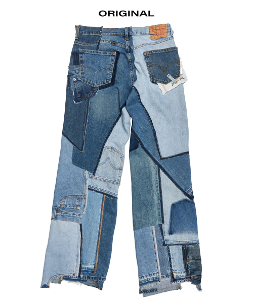 SCHISM INDUCING(スキズムインデューシング)の「FRANKENSTEIN JEANS BLUE(デニムパンツ・レディース・その他・M/L/XL)」の5枚目の写真