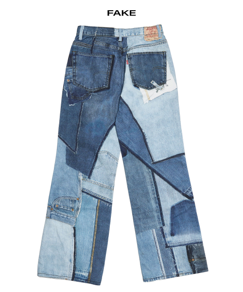 SCHISM INDUCING(スキズムインデューシング)の「FRANKENSTEIN JEANS BLUE(デニムパンツ・レディース・その他・M/L/XL)」の6枚目の写真