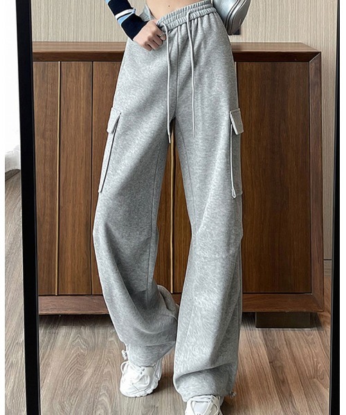 SallyLunn(サリーラン)の「スウェットスロレートカーゴパンツ(カーゴパンツ・レディース・ブラック/グレー・MEDIUM/LARGE)」の3枚目の写真