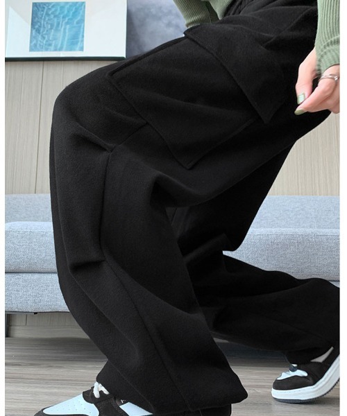 SallyLunn(サリーラン)の「スウェットスロレートカーゴパンツ(カーゴパンツ・レディース・ブラック/グレー・MEDIUM/LARGE)」の6枚目の写真