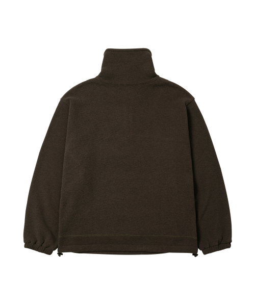 WELLBEING EXPRESS（ウェルビーイングエクスプレス）の「Fleece Half Zip Up Brown（その他トップス・レディース・その他・ONE SIZE）」の2枚目の写真