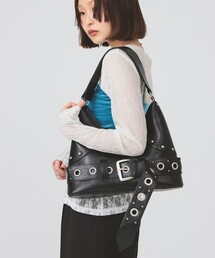 Ray BEAMS | スタッズ ベルト バッグ(トートバッグ)