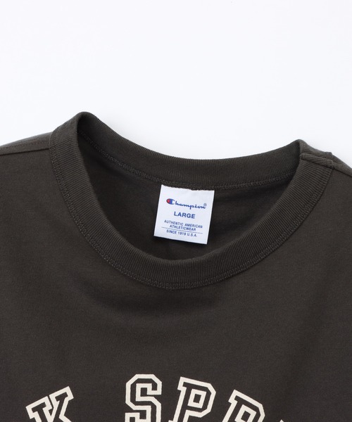 Champion（チャンピオン）の「【Champion/チャンピオン】メンズ ベーシック ショートスリーブTシャツ（Tシャツ/カットソー・メンズ・ダークブルー/グレー/ブラック系その他/ホワイト×ネイビー/ホワイト系その他3/オートミール・X-LARGE/LARGE/MEDIUM/SMALL）」の16枚目の写真
