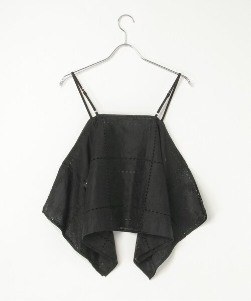 notch.(ノッチ)の「パッチワーク風刺繍キャミソール(キャミソール・レディース・オフホワイト/ブラック・M)」の18枚目の写真