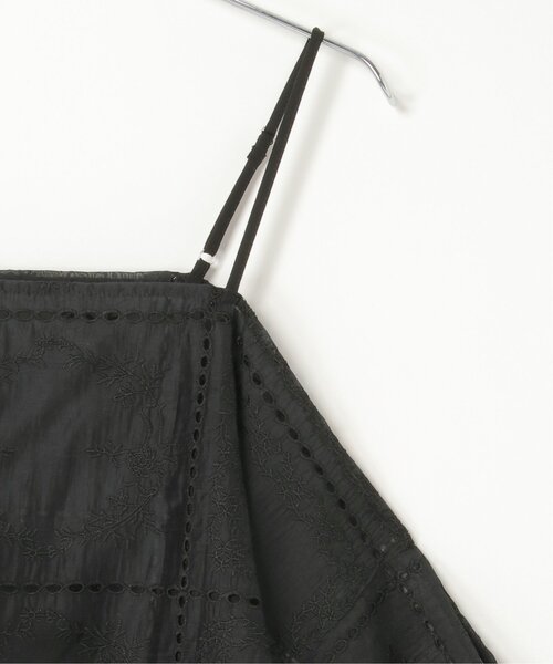 notch.(ノッチ)の「パッチワーク風刺繍キャミソール(キャミソール・レディース・オフホワイト/ブラック・M)」の19枚目の写真