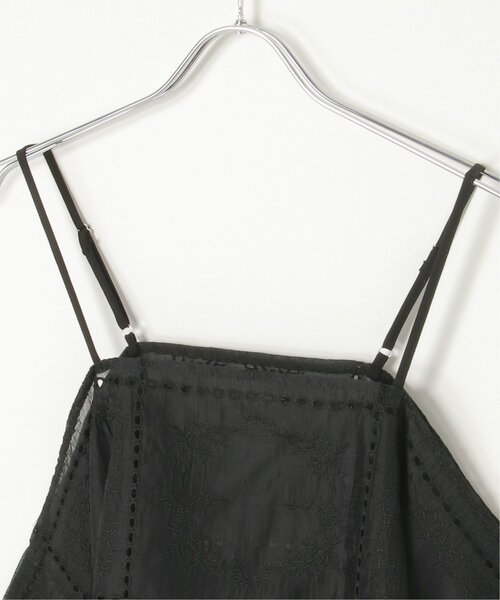 notch.(ノッチ)の「パッチワーク風刺繍キャミソール(キャミソール・レディース・オフホワイト/ブラック・M)」の21枚目の写真