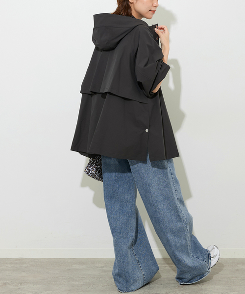 JOURNAL STANDARD relume(ジャーナルスタンダード レリューム)の「《再入荷!》撥水サーブルクロスマウンテンパーカー(マウンテンパーカー・レディース・チャコールグレー/ベージュ/カーキ・FREE)」の5枚目の写真