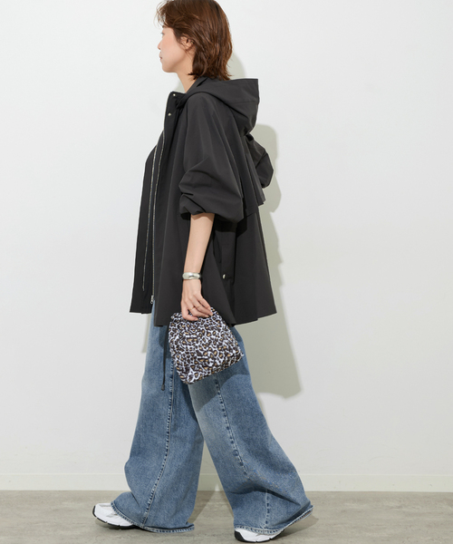 JOURNAL STANDARD relume(ジャーナルスタンダード レリューム)の「《再入荷!》撥水サーブルクロスマウンテンパーカー(マウンテンパーカー・レディース・チャコールグレー/ベージュ/カーキ・FREE)」の6枚目の写真