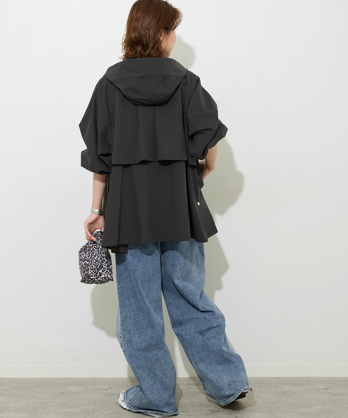 JOURNAL STANDARD relume(ジャーナルスタンダード レリューム)の「《再入荷!》撥水サーブルクロスマウンテンパーカー(マウンテンパーカー・レディース・チャコールグレー/ベージュ/カーキ・FREE)」の7枚目の写真