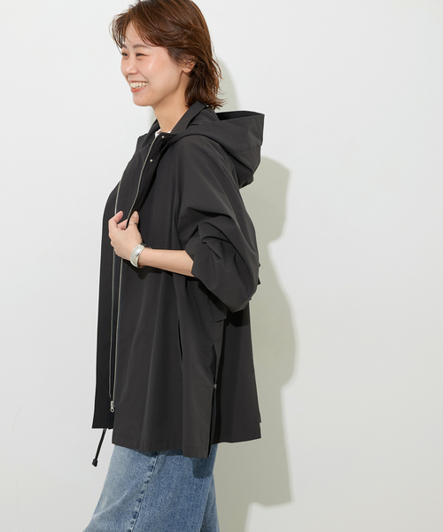 JOURNAL STANDARD relume(ジャーナルスタンダード レリューム)の「《再入荷!》撥水サーブルクロスマウンテンパーカー(マウンテンパーカー・レディース・チャコールグレー/ベージュ/カーキ・FREE)」の10枚目の写真