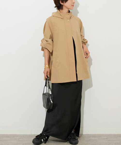 JOURNAL STANDARD relume(ジャーナルスタンダード レリューム)の「《再入荷!》撥水サーブルクロスマウンテンパーカー(マウンテンパーカー・レディース・チャコールグレー/ベージュ/カーキ・FREE)」の12枚目の写真