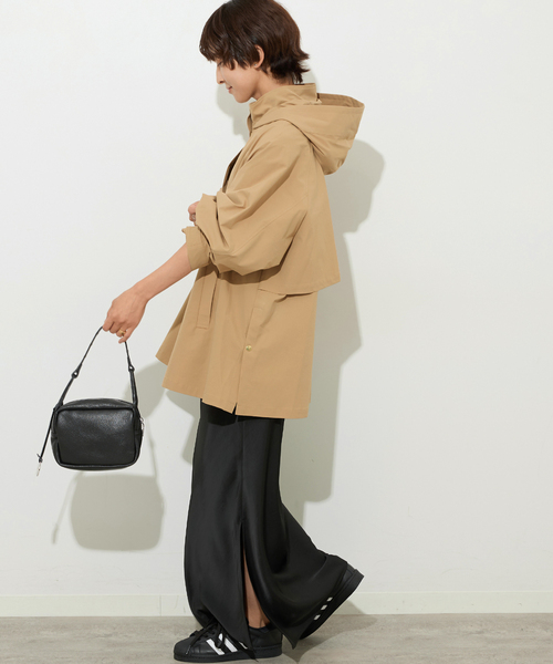 JOURNAL STANDARD relume(ジャーナルスタンダード レリューム)の「《再入荷!》撥水サーブルクロスマウンテンパーカー(マウンテンパーカー・レディース・チャコールグレー/ベージュ/カーキ・FREE)」の14枚目の写真